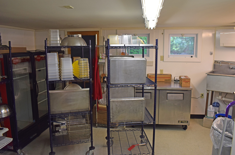 A kitchen prep and storage space was added to the original Larson's Lunch Box building in Damariscotta shortly after owners Barb and Billy Ganem took over in 2004. The Ganems announced on Sunday, Aug. 8 that Larson's is closed and they will be selling the business. (Evan Houk photo)