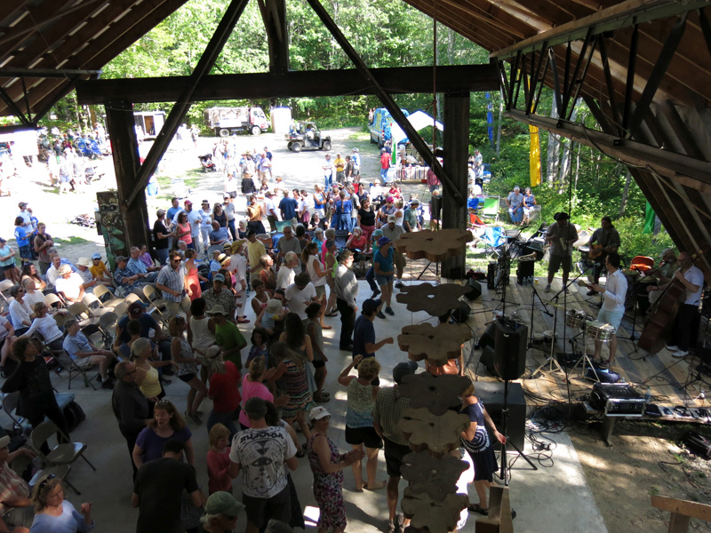 Dancing to Primo Cubano at a previous festival.