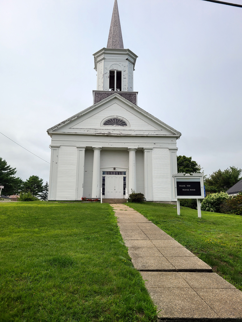 The White Church in need of some love and care but help is on its way.