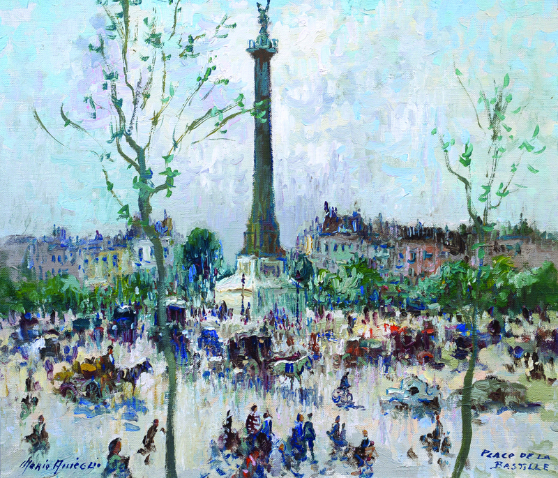 "Place de la Bastille," by Merio Ameglio.