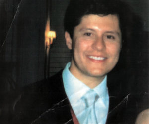 Cesar Augusto Murillo at his wedding less than a year before Sept. 11, 2001. Emily Greenberg and other friends of Murillo used this photo in the missing flyers that they posted around Manhattan in the days following the attacks in hopes of finding him in the hospital. (Photo courtesy Emily Greenberg)