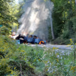 Driver Transported Following Car Fire on Bunker Hill Road