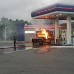 Fire Guts Camper, Threatens Pumps at Wiscasset Gas Station