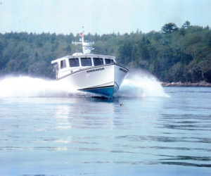 Farrin's Boatshop recently delivered a boat for the Maine Marine Patrol.