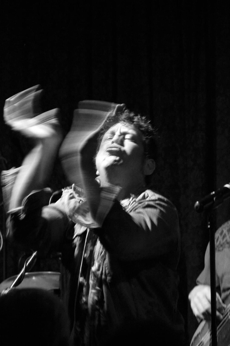 Josh Robbins performs as Mick Jagger at Lincoln County Television's March 2020 Rolling Stones show at Lincoln Theater. (Photo courtesy Cary Colwell)