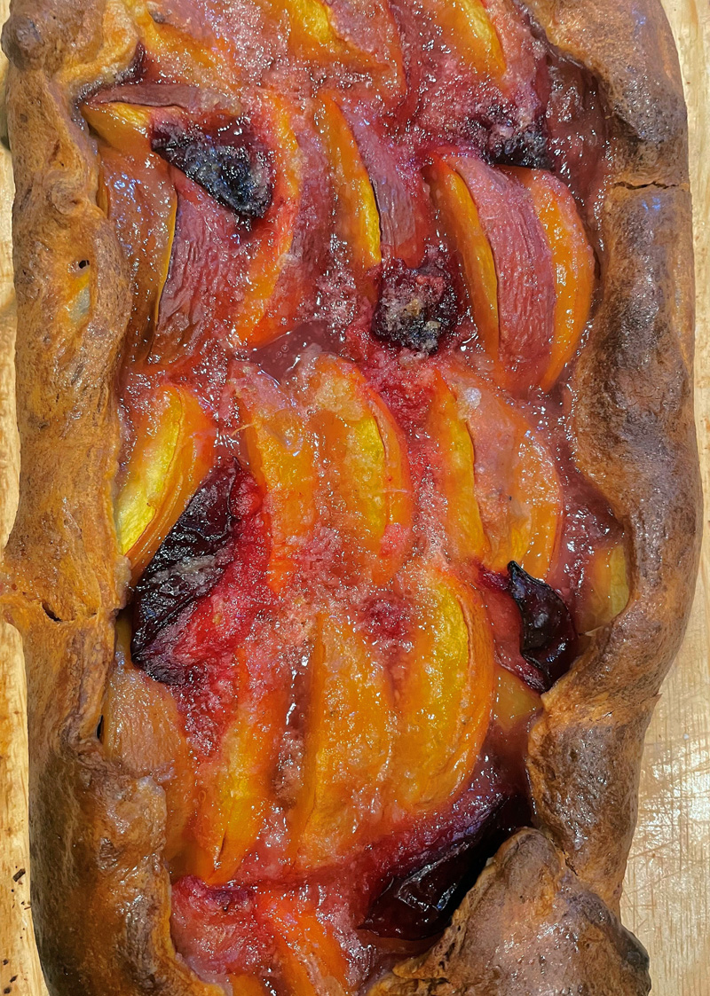 Nectarine galette