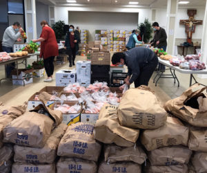 The Ecumenical Food Pantry is once again making Thanksgiving possible for upwards of 200 families in Midcoast Maine. (Courtesy photo)