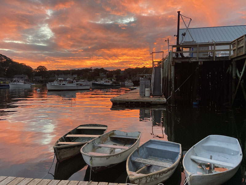 Shannon Mahan's photo of a sunset at Shaw's Wharf in New Harbor received the most votes to win the October #LCNme365 photo contest. Mahan, of Pemaquid Harbor, will receive a $50 gift certificate to the Damariscotta River Grill courtesy of Newcastle Realty, the sponsor of the October contest. He will also receive a canvas print of his photo, courtesy of Mail It 4 U, of Newcastle.