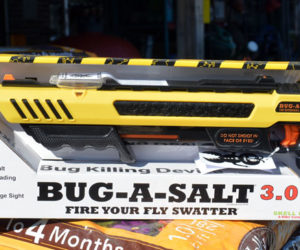 A Bug-A-Salt gun to get rid of flies is a fun gift for the man who has everything. (Paula Roberts photo)