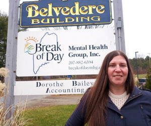 Break of Day Mental Health Group President and Executive Director Amber Lavigne is working tirelessly to connect Lincoln County residents with the mental health, food, and clothing resources they need, despite increase in demand under the pandemic. (Emily Hayes photo)