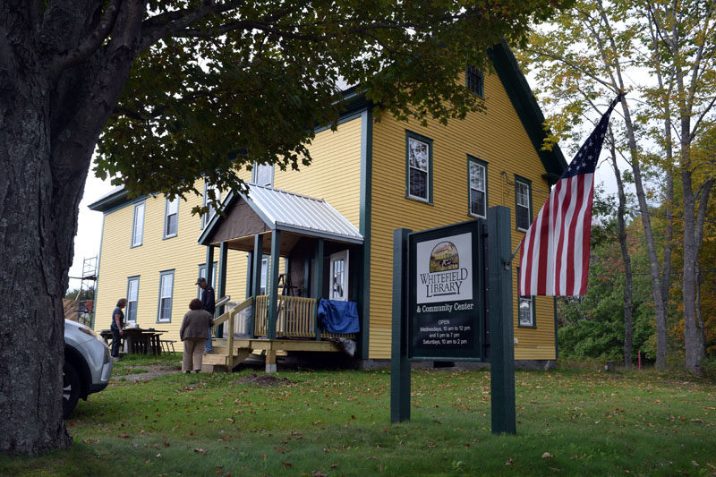 The Whitefield Library will be opening on Jan. 14 after being closed to the public for over two years due to COVID-19 and significant renovations to the first floor and exterior of the building. (LCN file photo)