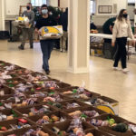 LA Volunteers Prepare Thanksgiving Baskets at Ecumenical Food Pantry
