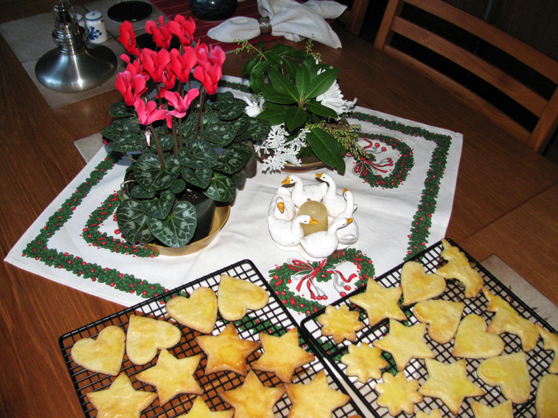 Latvian Christmas cookies. (Photo courtesy I. Winicov Harrington)