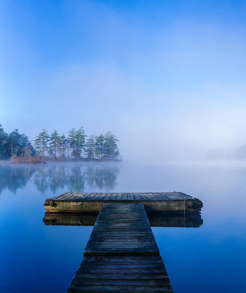 Andrew Duffy, of Brookline, Mass., won the 2021 #LCNme365 photo contest with his picture of a calm morning on Damariscotta Lake. Duffy will receive a prize package from Lincoln County Publishing Co. of products featuring his photo, including a 2022 calendar.