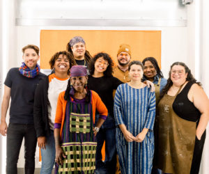 Artists who took part in The Color Networks 2021 mentor-mentee residency at Watershed include Adam Chau, Gerald Brown, Isaac Scott, Sana Musasama, Isolina Minjeong Alva, Salvador Jimenez-Flores, Sarah Petty, Corrin Grooms, and April Felipe. Not pictured are Natalia Arbelaez and Alex Paat. (Courtesy photo)