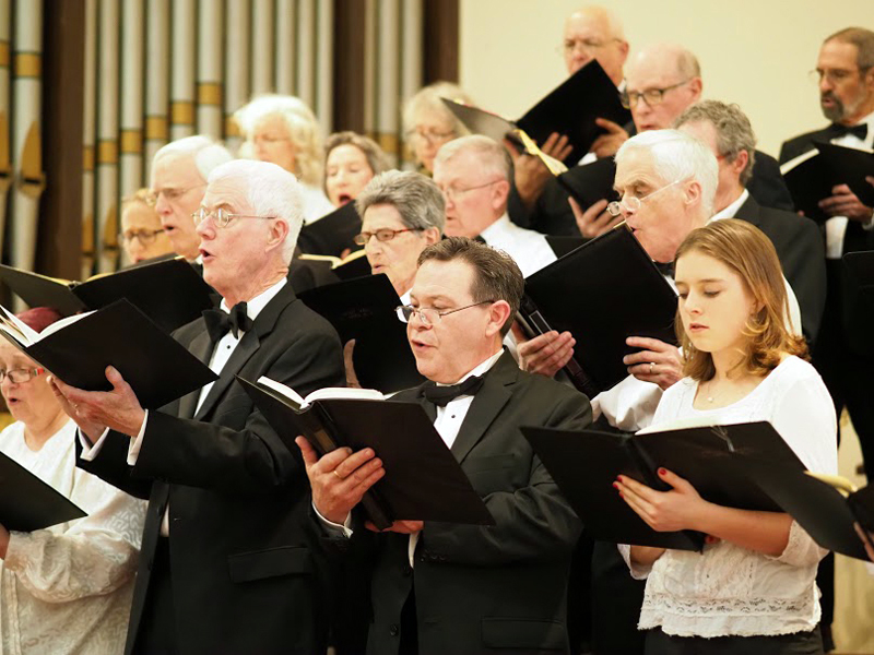 The Sheepscot Chorus during a previous performance. (Courtesy photo)