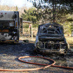 Unoccupied Car Erupts in Flames on Edgecomb Property