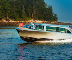 T/T Boardwalk, a limousine tender built by Hodgdon Tenders and designed by Michael Peters Yacht Design, was selected as a finalist in the Tender of the Year category by an independent panel of judges in Boat International’s 2022 Design and Innovation Awards. (Courtesy photo)