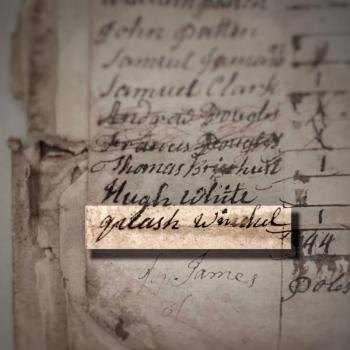 The entry of Quash Winchell in Lincoln County records. (Courtesy photo)