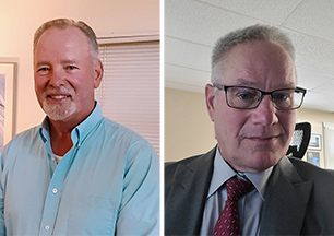 Two men from Waldoboro, Clinton Collamore (left) and Lynn Madison (right), are running for House District 45, which includes Bremen, Friendship, Louds Island, Waldoboro and Washington. (Photos courtesy Clinton Collamore and Lynn Madison)