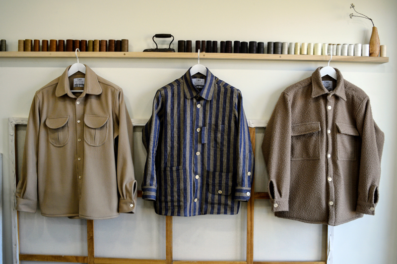 Tony Shirtmakers owner Tony Parrotti creates each one of bespoke shirts and jackets with his own hands using skills that he honed in the New York City fashion industry.  (Nate Poole photo)