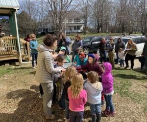 Whitefield Library celebrated Earth Day with various activities April 23. (Courtesy photo)