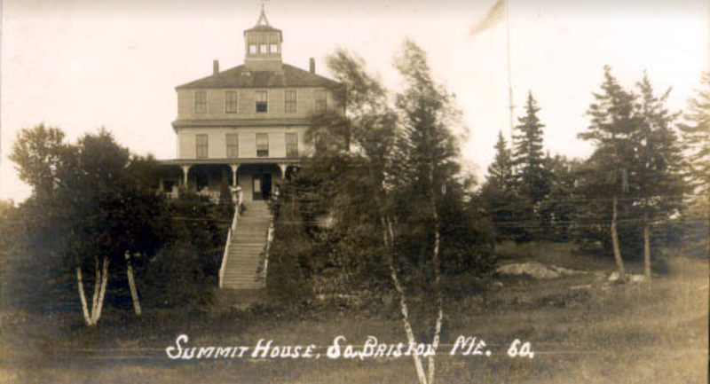 Summit House on Rutherford Island, 1892-1918. Photo by Eastern Illustrating and Publishing Co. (Courtesy image)