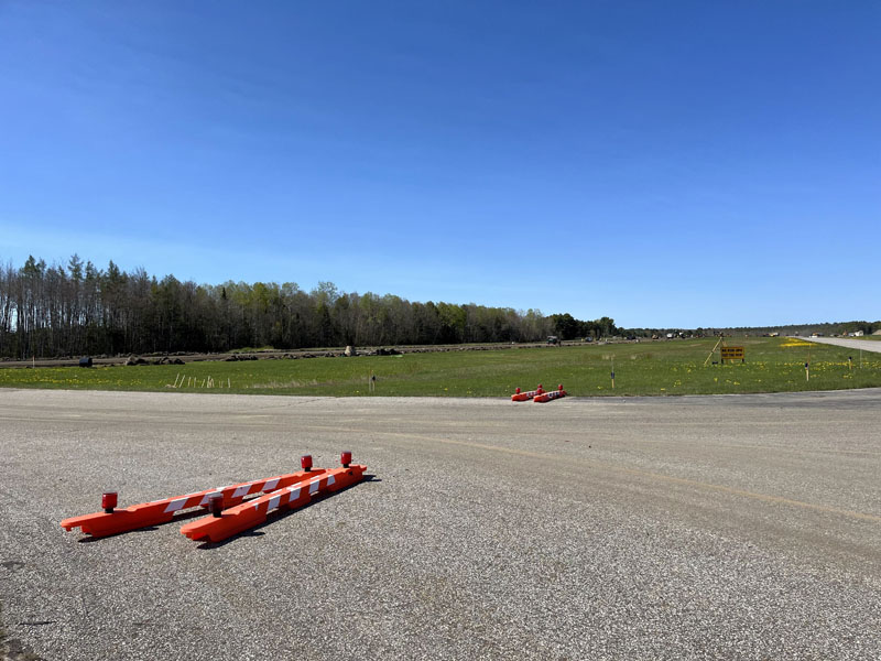 The Wiscasset Municipal Airport is currently closed for a reconstruction of the runway. (Anna M. Drzewiecki photo)