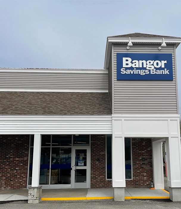 The exterior of Bangor Savings Bank's Boothbay Harbor branch. (Courtesy photo)