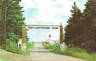 Pemaquid Point Lighthouse Park circa 1960. (Courtesy photo)