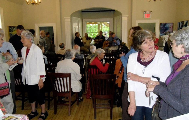 A grand opening party is held in the upstairs dining room of Savory Maine, at 11 Water St. in Damariscotta, on June 26, 2011. Owner and chef Grace Goldberg has run the restaurant as a one-woman show for the past few weeks and will be closing after Monday, June 27, largely due to inability to find staff. (Photo courtesy Grace Goldberg)
