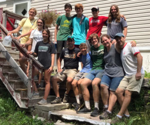 The Basking Ridge Presbestrian Church Work Camp crew last came to the Midcoast to do repairs on local homes in 2019. (Photo courtesy Community Housing Improvement Project)