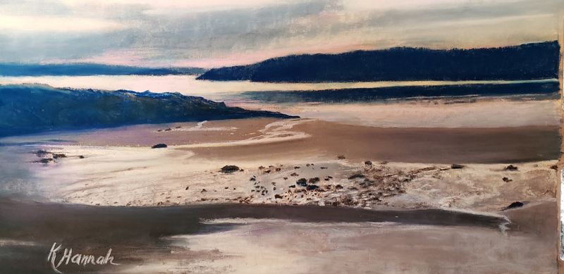 "Ebb Tide" by Kay Sawyer Hannah. (Photo courtesy Pemaquid Art Gallery)