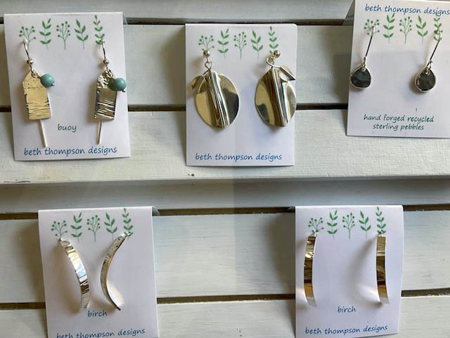 Jewelry by Beth Thompson is now on display at the Saltwater Artists Gallery. (Photo courtesy Saltwater Artists Gallery)