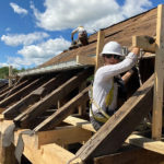 Raising the Roof at the Mill at Pemaquid Falls