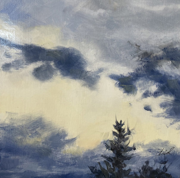 "Floating By," by Dianne Dolan. (Photo courtesy Pemaquid Art Gallery)