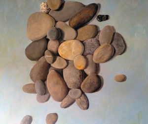 Painting by Elaine Abel. (Photo courtesy River Arts)