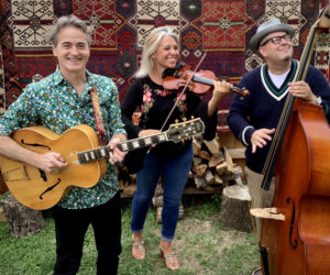 The Hot Club of Cowtown, from left: Whit Smith, Elana James, and Zack Sapunor, come to the Opera House at Boothbay Harbor Saturday, Oct. 8. (Photo courtesy The Opera House at Boothbay Harbor)