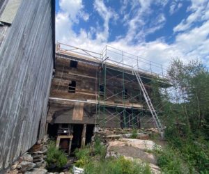 The Old Bristol Historical Societys ongoing restoration of the 19th-century mill at Pemaquid Falls dovetails with the Belvedere Historic Preservations mission to invest in historic buildings in Maine. (Courtesy photo)