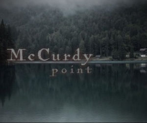 A promotional image for "McCurdy Point," a horror film written by Lincoln Academy graduate Ryan Gaul and Jeremy Brothers. Production for the movie is underway on Damariscotta Lake. (Screenshot)
