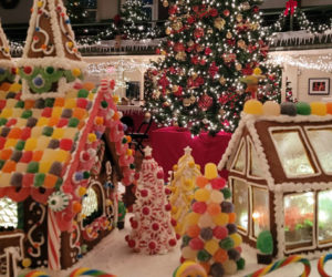 Kick off the gingerbread construction season with a free class in the art of gingerbread house building Wednesday, Nov. 16. Past participants in this fun holiday class have gone on to construct winning entries in the annual Gingerbread Spectacular. (Photo courtesy the Opera House at Boothbay Harbor)