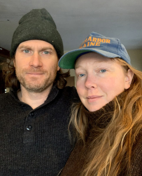 The new owners of The Alna Store, Brian Haskins and Jasper Ludwig. The husband and wife purchased the store last May and has spent the last seven months renovating the store and bringing in their own culinary vision. (Photo courtesy Jasper Ludwig)