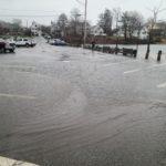 High Water Temporarily Closes Damariscotta Parking Lot