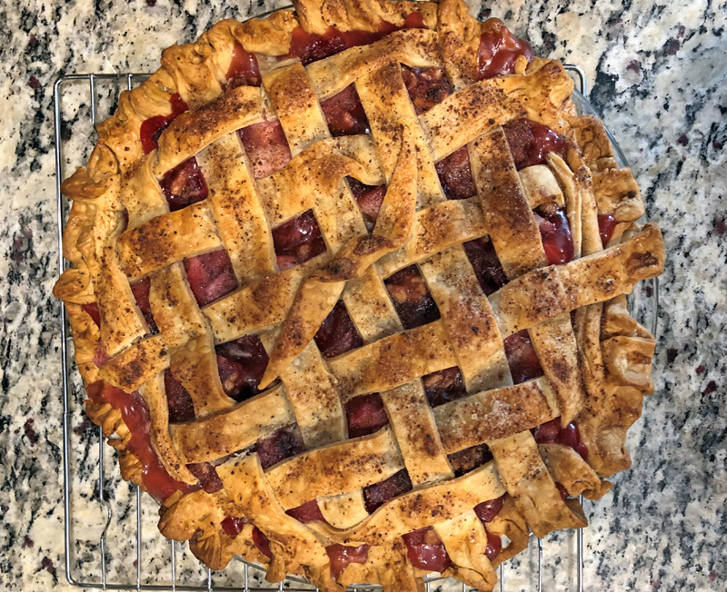 Cranberry-apple pie (Photo courtesy I. Winicov Harrington)