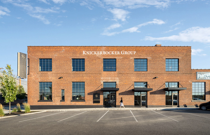 Knickerbocker Group's Portland location at 82 Hanover St. Operating out of locations in Boothbay and Portland, the last two years have brought sustained growth for the firm. (Photo courtesy Trent Bell)