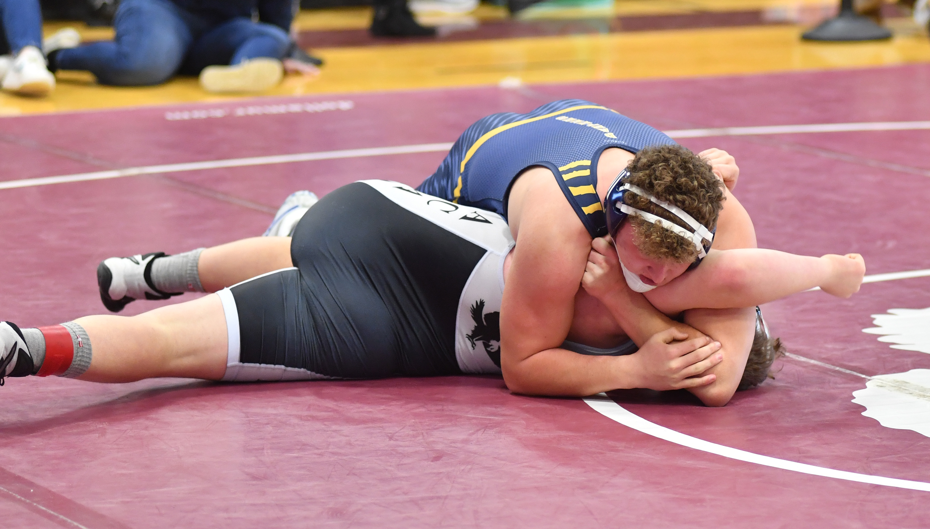 Medomak Wrestler Addy Wins State Class B 220 Title Six Local Wrestlers