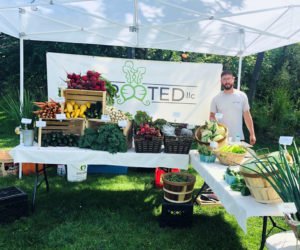 Uprooted's Sterling Doiron boasts bountiful veggies. (Courtesy photo)