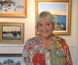 Sally Caldwell Fisher, a longtime resident of the Bristol peninsula, has been painting her whole life. Fisher sold her first painting at the age of 17, the first step of many in a long and illustrious career that has put her paintings in the permanent collections of the White House and the Smithsonian Institution. (Johnathan Riley photo)