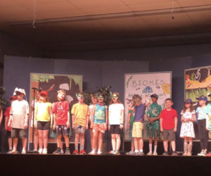 Nobleboro Central School students in grades 3-4 put on a musical production of Biomes: Animals and Plants in Their Habitat on June 2. (Photo courtesy Nobleboro Central School)