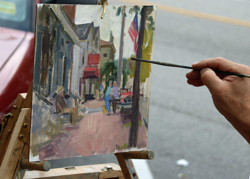 Newly created art by plein air artists, like this piece, will be revealed at a reception from 4-7 p.m. on Saturday, June 17 at the Maine Art Gallery in Wiscasset. (Courtesy photo)